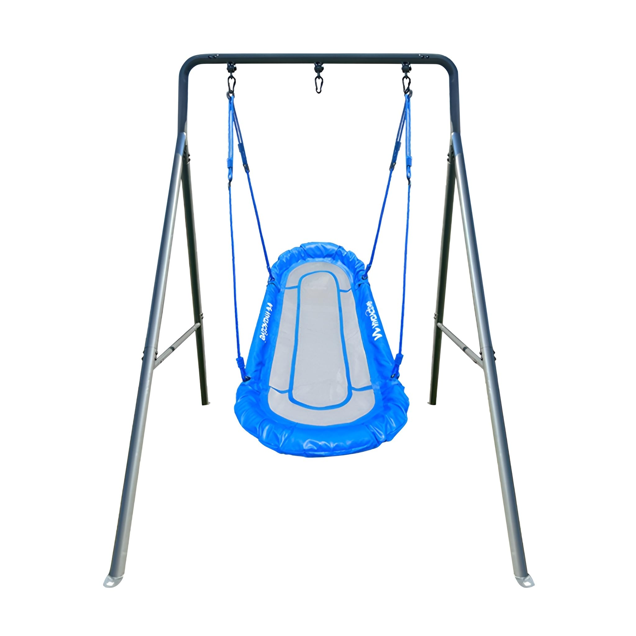Amazon.com: gobaplay Single Swing Set Frame with Two Seater Tree